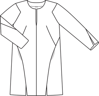 Shift Dress with Slits 02/2015 | PDF Sewing Pattern