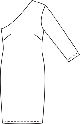Vestido #102 | Burda Style 04/2015 | Patrón de costura PDF