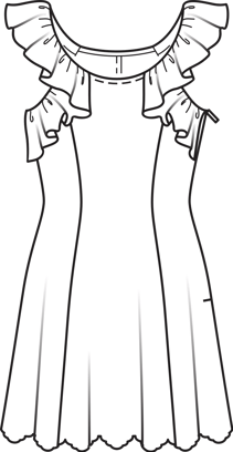 Vestido #109 | Burda Style 05/2015 | Patrón de costura PDF