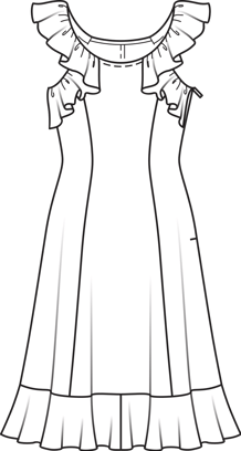 Vestido #110 | Burda Style 05/2015 | Patrón de costura PDF