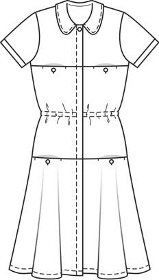 Vestido #110 | Burda Style 06/2015 | Patrón de costura PDF