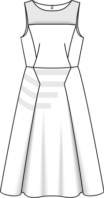 Vestido #140 | Burda Style 07/2015 | Molde de costura PDF