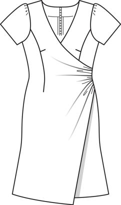 Vestido #107 | Burda Style 09/2015 | Patrón de costura PDF