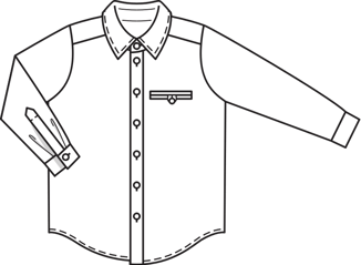 Camisa para niño #139 | Burda Style 09/2015 | Patrón de costura PDF