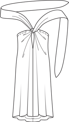 Strapless Maxi Dress 11/2015 | PDF Sewing Pattern