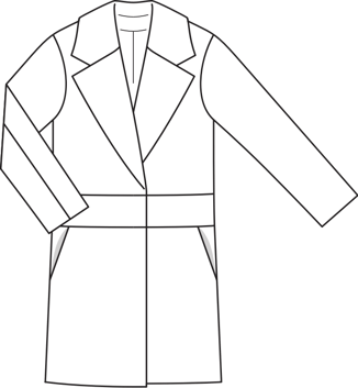 Menswear Long Coat 11/2015 | PDF Sewing Pattern
