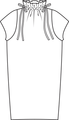 Tie Neck Dress 11/2015 | PDF Sewing Pattern