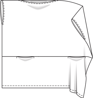 PDF-Symönster - Burda BS2603125 best of Burda Style 12/15  - Klänning - Dam