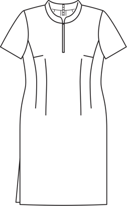 Vestido Plus #131 | Burda Style 12/2015 | Molde de costura PDF