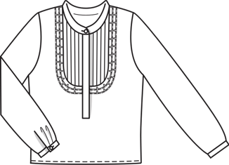 Blusa #108 | Burda Style 01/2016 | Patrón de costura PDF
