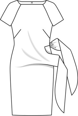Short Sleeve Sheath Dress 03/2016 | PDF Sewing Pattern