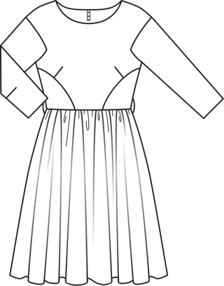 A-Line Lace Dress 03/2016 | PDF Sewing Pattern