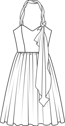 Halter Cocktail Dress 03/2016 | PDF Sewing Pattern