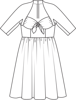 Sweetheart Party Dress (Plus Size) 03/2016 | PDF Sewing Pattern