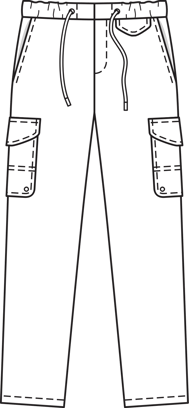 Pantalón para hombre #139 | Burda Style 04/2016 | Patrón de costura PDF
