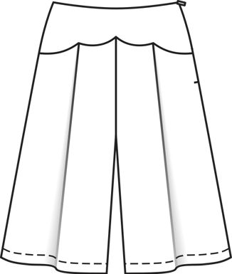 Falda-pantalón #110 | Burda Style 05/2016 | Patrón de costura PDF