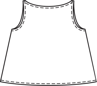 Top para niña #133 | Burda Style 05/2016 | Patrón de costura PDF