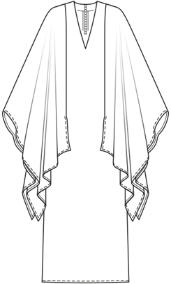 Kaftan Dress 06/2010 | PDF Sewing Pattern