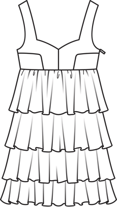 Vestido #116 | Burda Style 06/2016 | Patrón de costura PDF