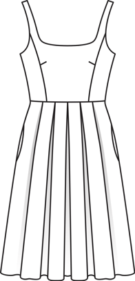 Vestido #111 | Burda Style 07/2016 | Patrón de costura PDF