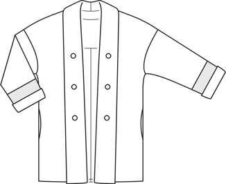 Chaqueta #115 | Burda Style 08/2016 | Patrón de costura PDF