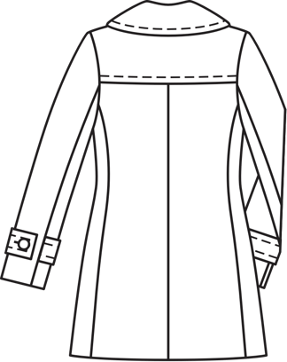 Chaqueta #119 | Burda Style 10/2016 | Patrón de costura PDF