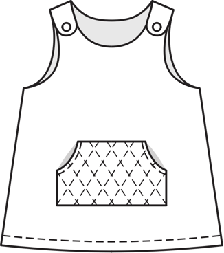 Vestido para niña #136 | Burda Style 10/2016 | Patrón de costura PDF