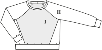 sweater #102 | Burda Style 01/2017 | PDF naaipatronen