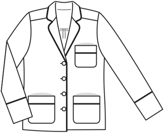 pyjamablouse #111 | Burda Style 01/2017 | PDF naaipatronen