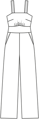 jumpsuit #111 | Burda Style 06/2017 | PDF naaipatronen