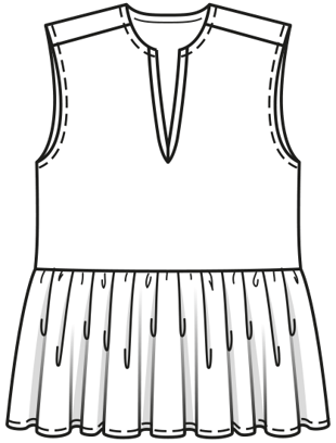 blouse #118 | Burda Style 06/2017 | PDF naaipatronen
