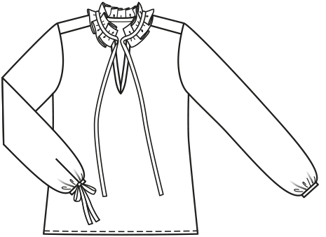 blouse #119 | Burda Style 06/2017 | PDF naaipatronen