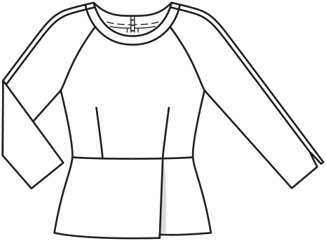 Blusa #110 | Burda Style 07/2017 | Molde de costura PDF