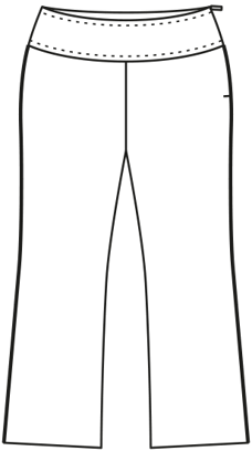 Pantalón Plus #125 | Burda Style 07/2017 | Patrón de costura PDF