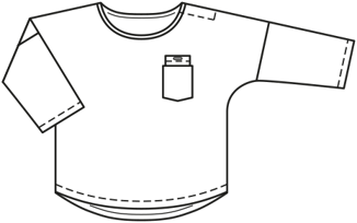 Camiseta para niños #127 | Burda Style 07/2017 | Patrón de costura PDF