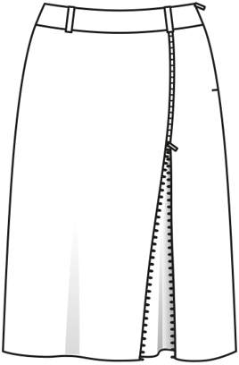 crêpestof rok 126 | Burda Style 08/17 | PDF naaipatronen