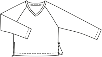 tricotstof trui 101 | Burda Style 09/17 | PDF naaipatronen
