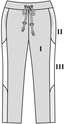 stretchstof broek 121 | Burda Style 10/17 | PDF naaipatronen
