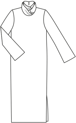 Robe en maille n°115 A | Burda Style 10/18 | Patron de couture PDF