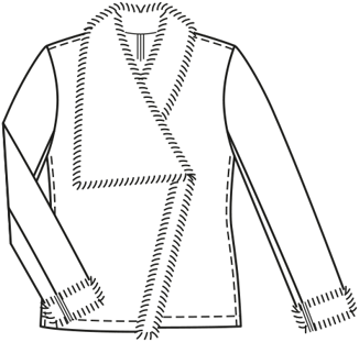 Faux Leather Jacket 110 | 01/19 | PDF Sewing Pattern