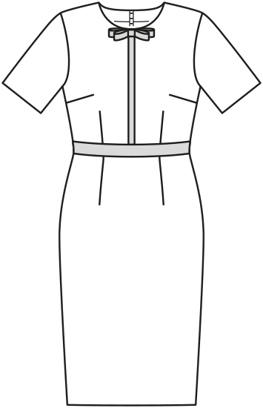 Dress fabrics Shift Dress 121 | 01/19 | PDF Sewing Pattern
