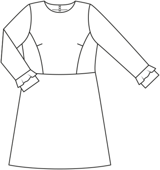 Dress fabrics Dress 127 | 01/19 | PDF Sewing Pattern