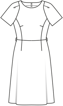 Vestido #106 | Burda Style 02/2019 | Patrón de costura PDF