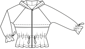 Chaqueta #110 | Burda Style 02/2019 | Patrón de costura PDF