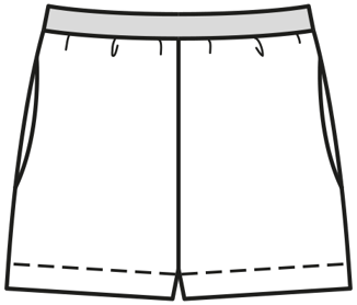 Shorts #113 | Burda Style 02/2019 | Patrón de costura PDF