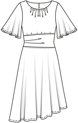 Vestido #122 | Burda Style 03/2019 | Patrón de costura PDF