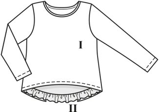 Camiseta para niña #129 | Burda Style 03/2019 | Patrón de costura PDF