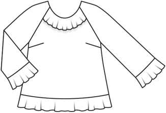 viscose blouse 101 | Burda Style 04/19 | PDF naaipatronen