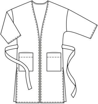 Kimono #106 | Burda Style 04/2019 | Patrón de costura PDF
