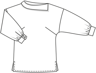 viscose blouse 127 | Burda Style 04/19 | PDF naaipatronen